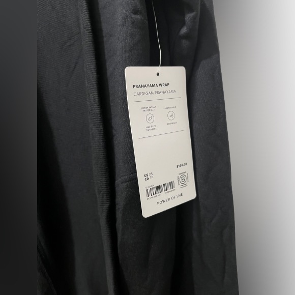 Athleta Brand New Black Pranayama Restore Wrap - Picture 8 of 8